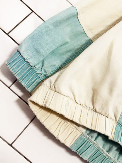 vintage 80s gitano wave rhythm 1/4 zip colour block pullover - good market thrift store