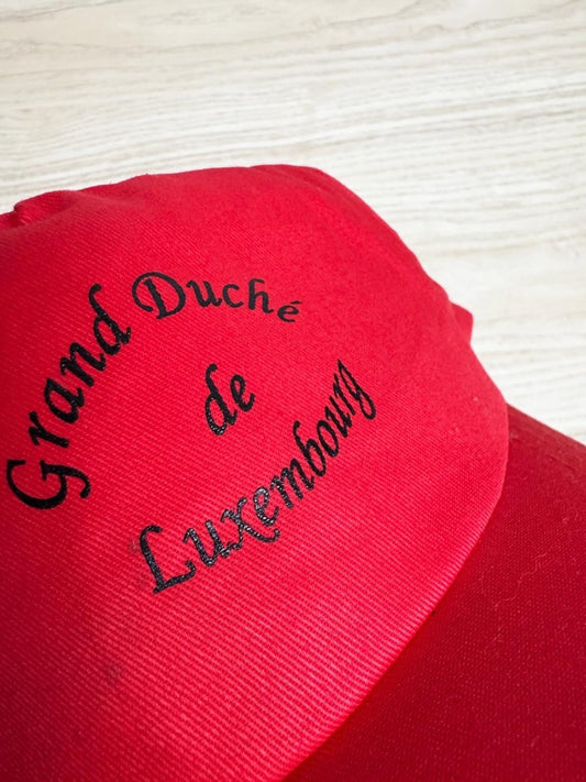 vintage 80s grand duche de luxembourg snapback hat - good market thrift store