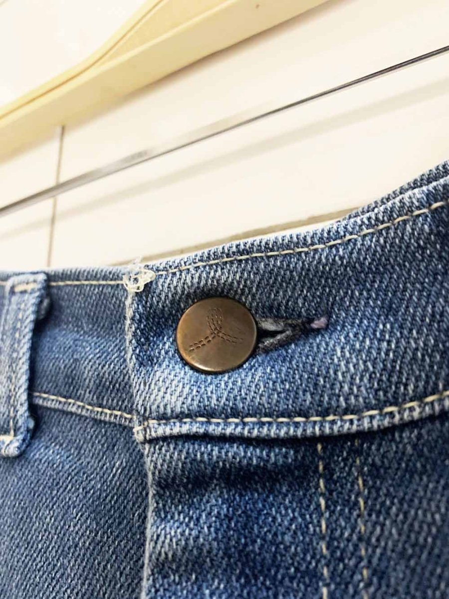 vintage 80s gwg denim trousers - good market thrift store