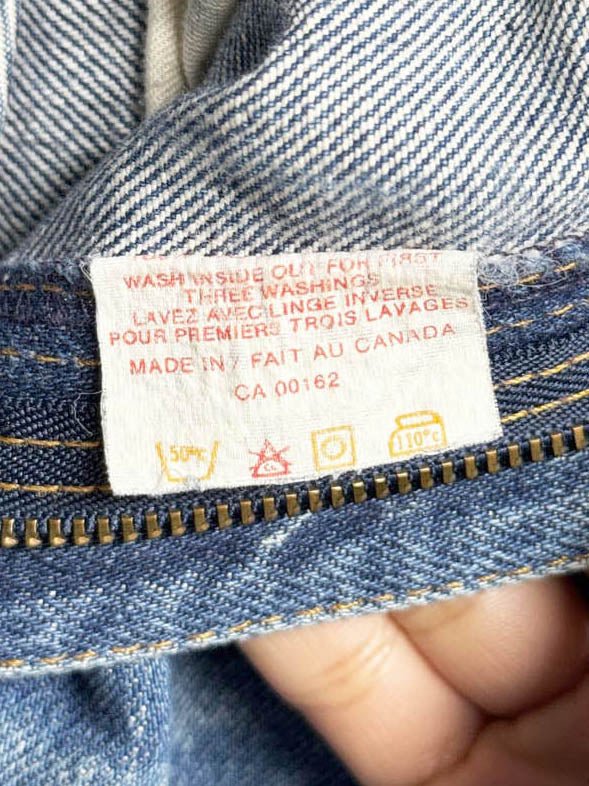 vintage 80s GWG straight leg jeans | great western garment | made in Canada - good market thrift store