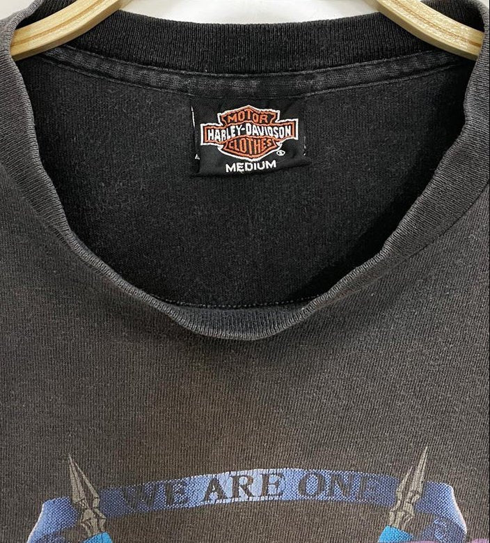 vintage 80s harley davidson single stitch faded motorcycle tee | holoubek - good market thrift store