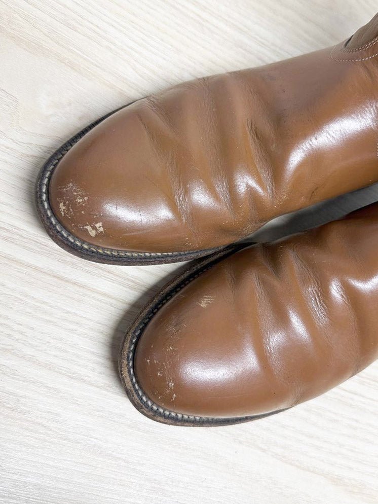 vintage 80s just justin boots leather cowboy boots | made in USA - good market thrift store