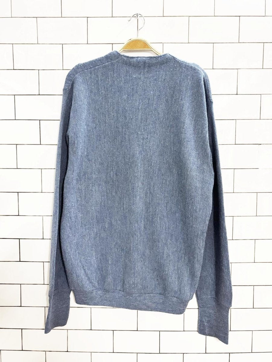 vintage 80s lacoste izod cardigan sweater | union made - good market thrift store