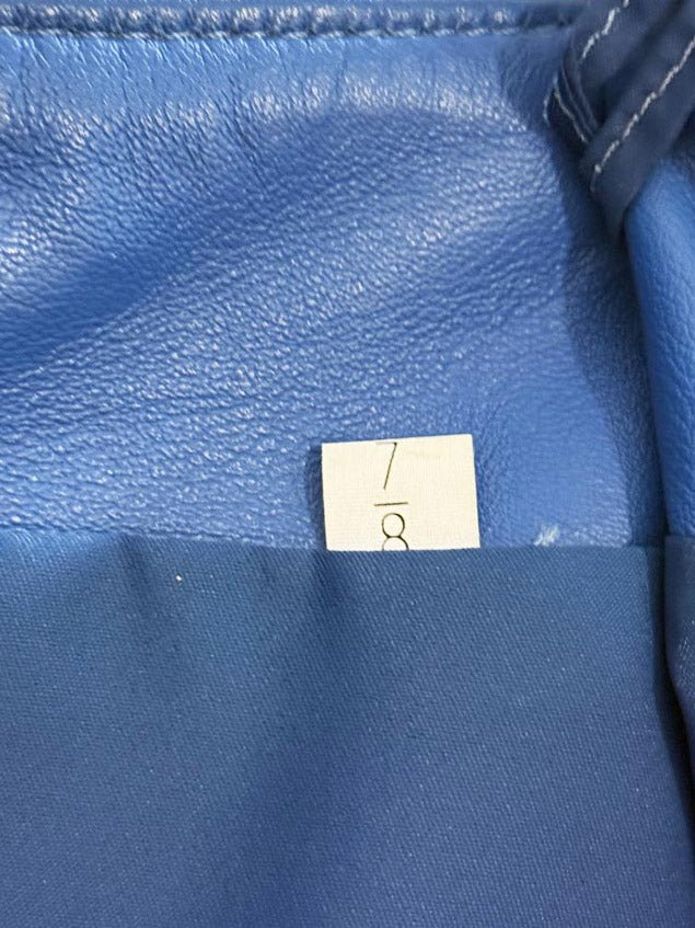 vintage 80s leather lace up front mini skirt - good market thrift store