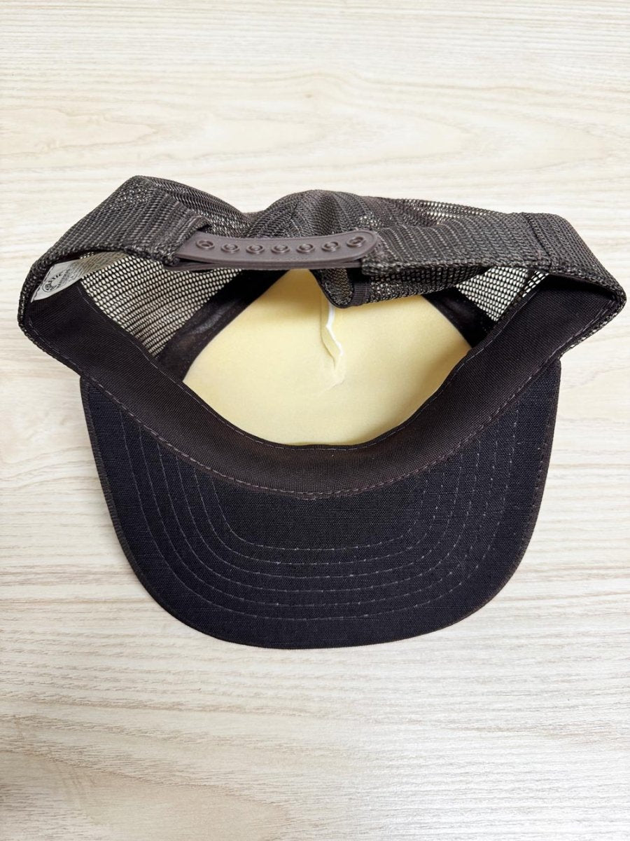 vintage 80s let's go hunting embroidered trucker hat | athletic headwear - good market thrift store