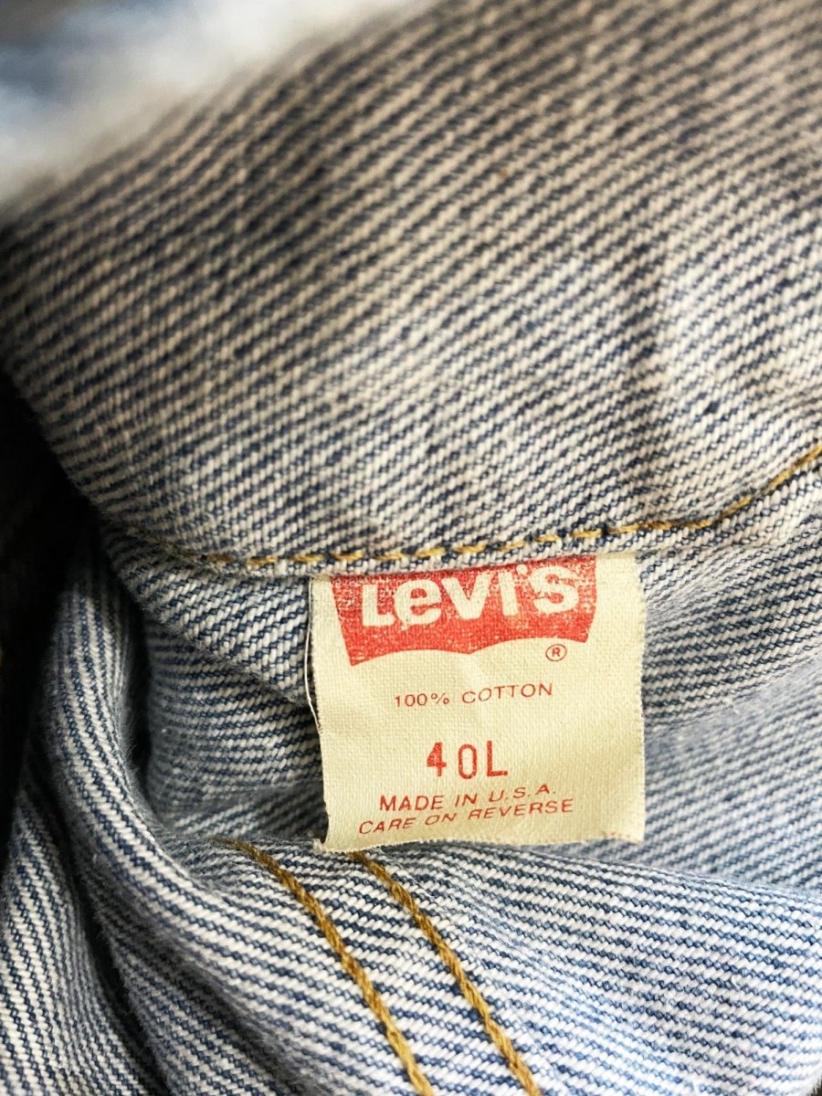 vintage 80s levi's 521 denim mini skirt | made in USA - good market thrift store