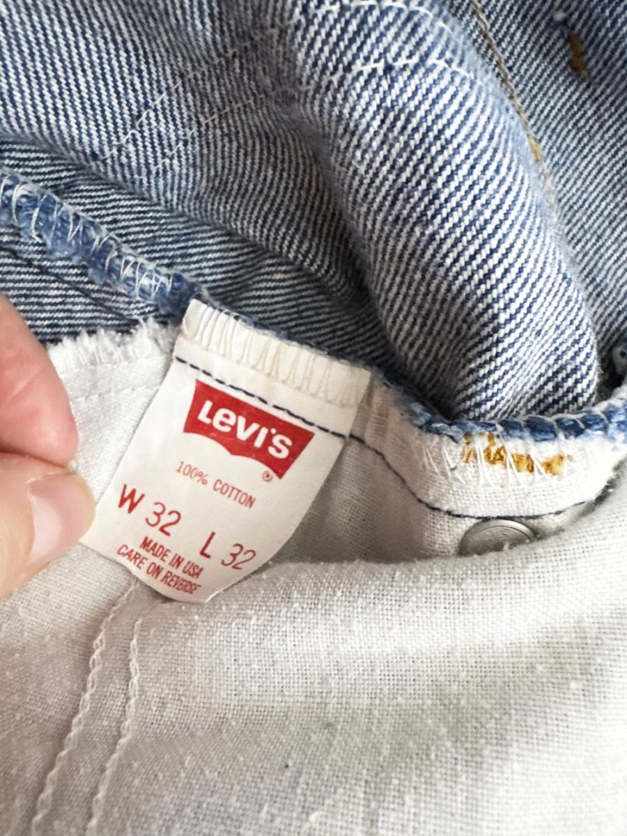 vintage 80s levi's orange tab 509 blue jeans | made in USA - good market thrift store