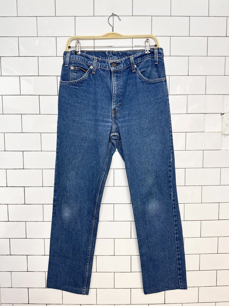 vintage 80s levi's orange tab 509 blue jeans | made in USA - good market thrift store