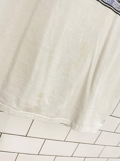 vintage 80s lifestyles malibu surf distressed tee | made in USA - good market thrift store