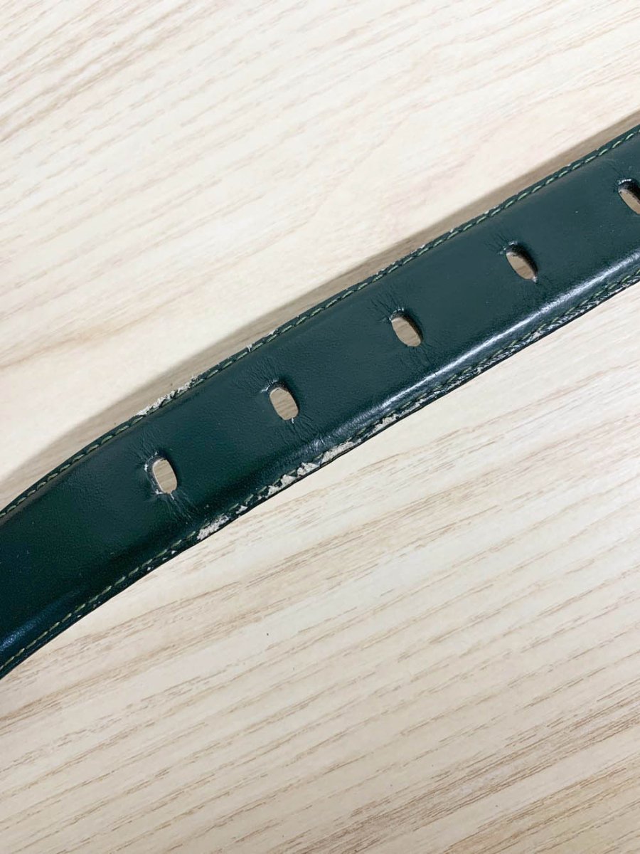vintage 80s liz claiborne leather belt - good market thrift store