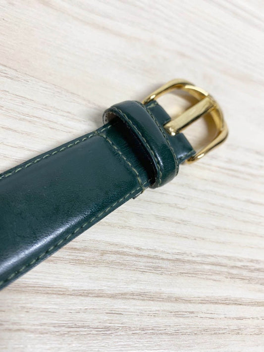 vintage 80s liz claiborne leather belt - good market thrift store