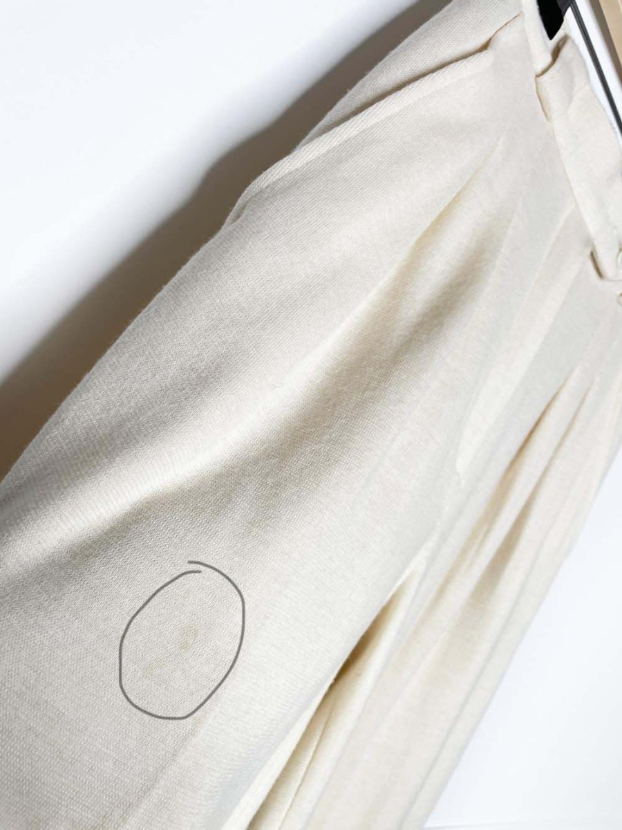 vintage 80s liz claiborne wool - blend pleated knit trouser - good market thrift store