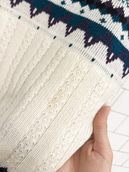 vintage 80s lumiēre fair isle knit sweater | made in Romania - good market thrift store