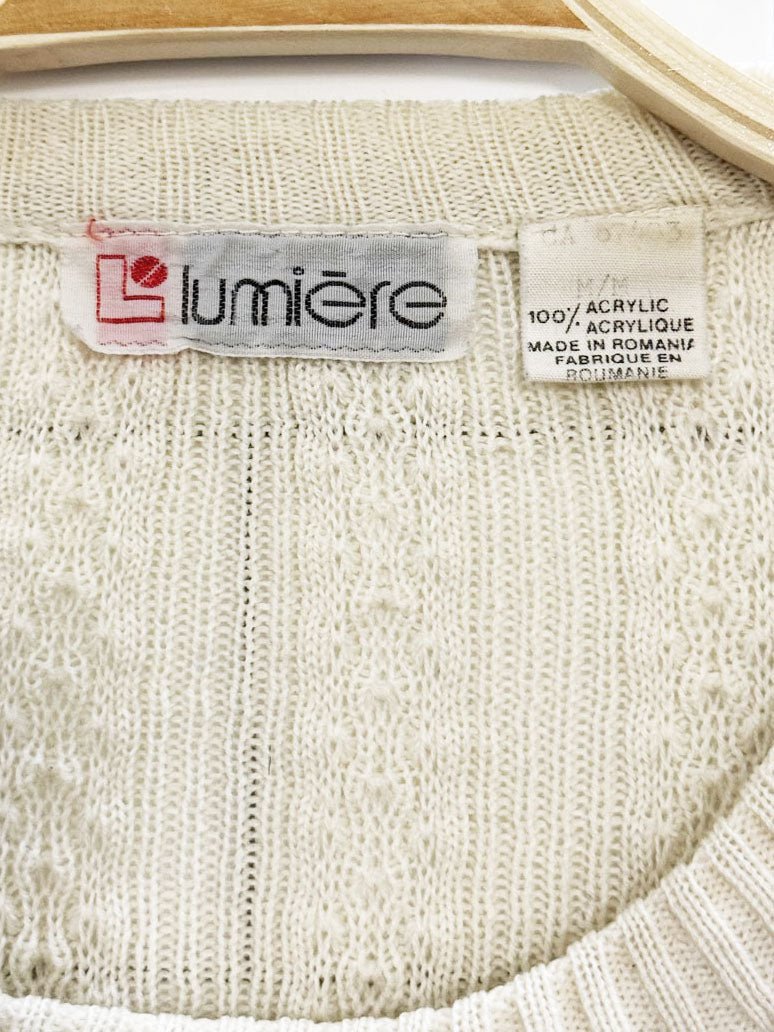 vintage 80s lumiēre fair isle knit sweater | made in Romania - good market thrift store