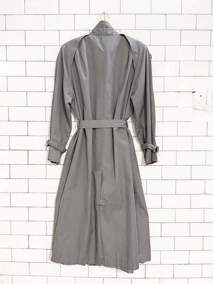 vintage 80s mar - lo belted trench coat | capital garment co - good market thrift store