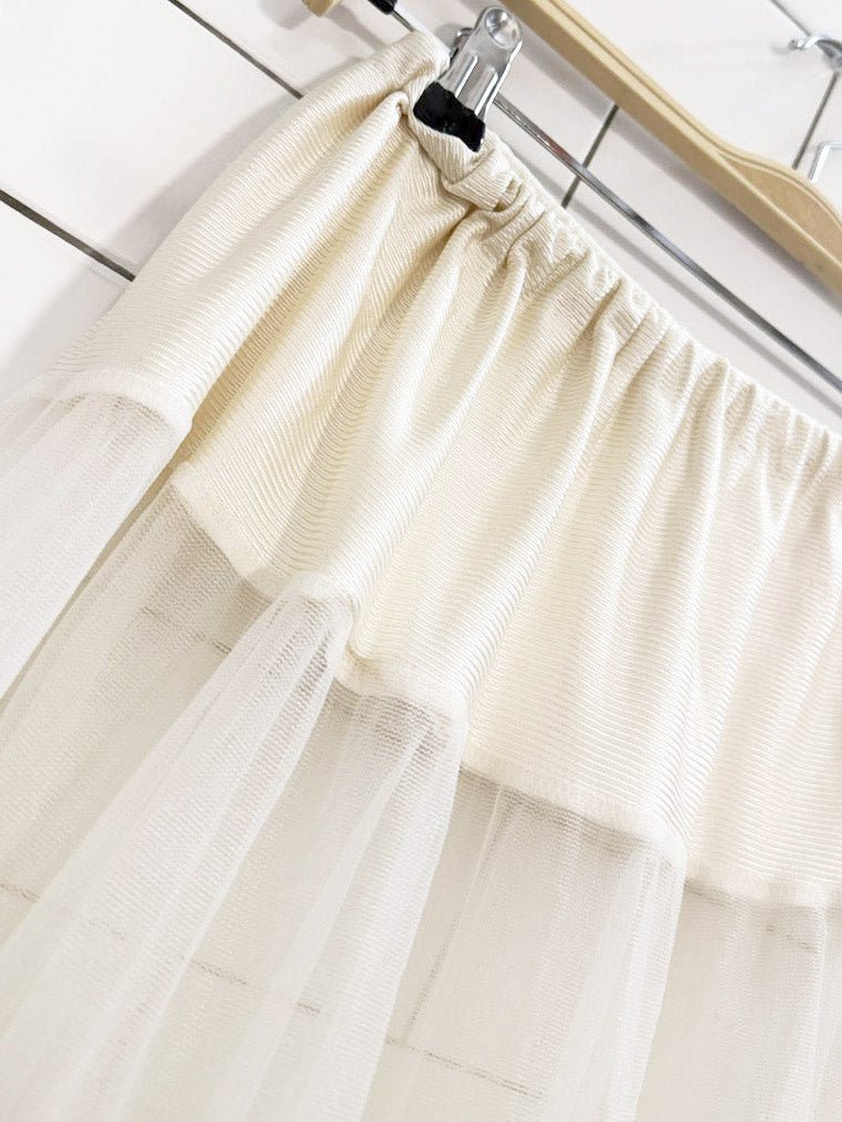 vintage 80s multi - layered tulle skirt | petticoat - good market thrift store