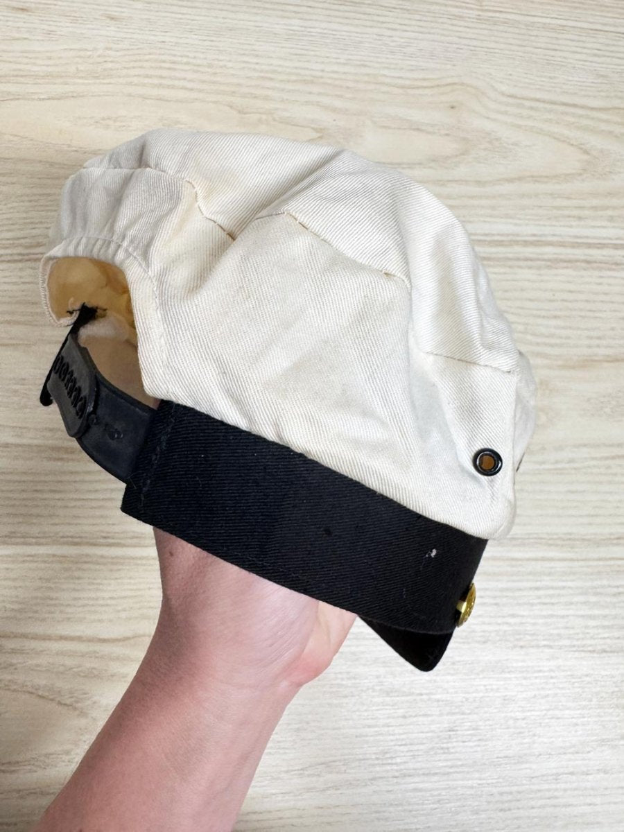 vintage 80s niagara falls rope trim captains hat - good market thrift store