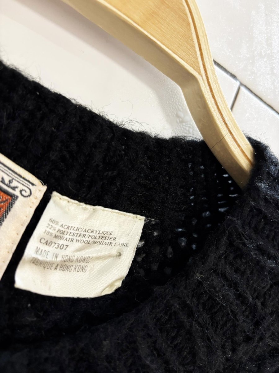 vintage 80s novo mohair - blend loose fit sweater - good market thrift store