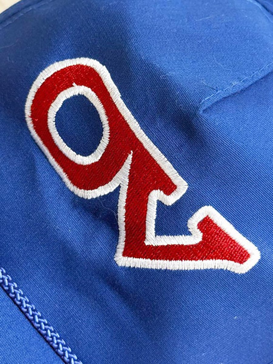 vintage 80s old vienna embroidered rope trim snapback hat | athletic headwear - good market thrift store