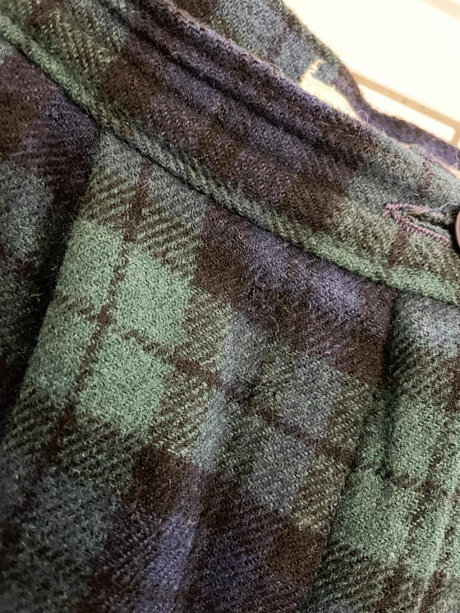 vintage 80s pendleton 100% virgin wool authentic tartan plaid shorts | made in USA - good market thrift store