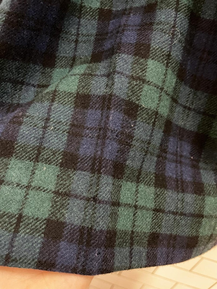 vintage 80s pendleton 100% virgin wool authentic tartan plaid shorts | made in USA - good market thrift store
