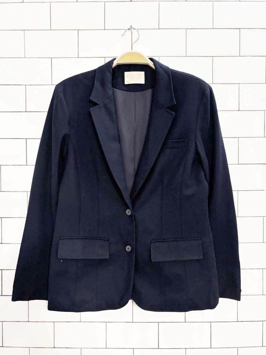 vintage 80s pendleton 100% wool blazer | made in usa - good market thrift store