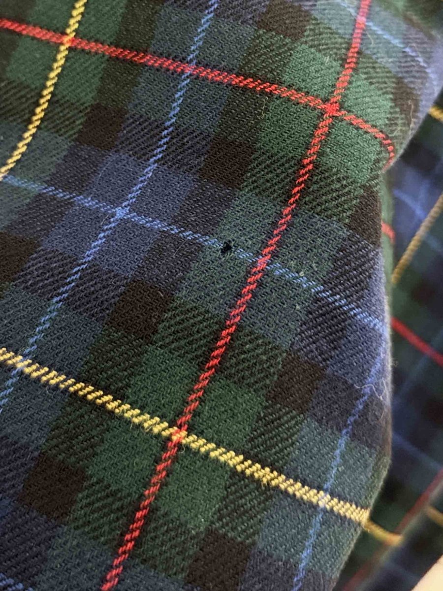 vintage 80s pendleton 100% wool full button smith tartan midi dress | made in USA - good market thrift store