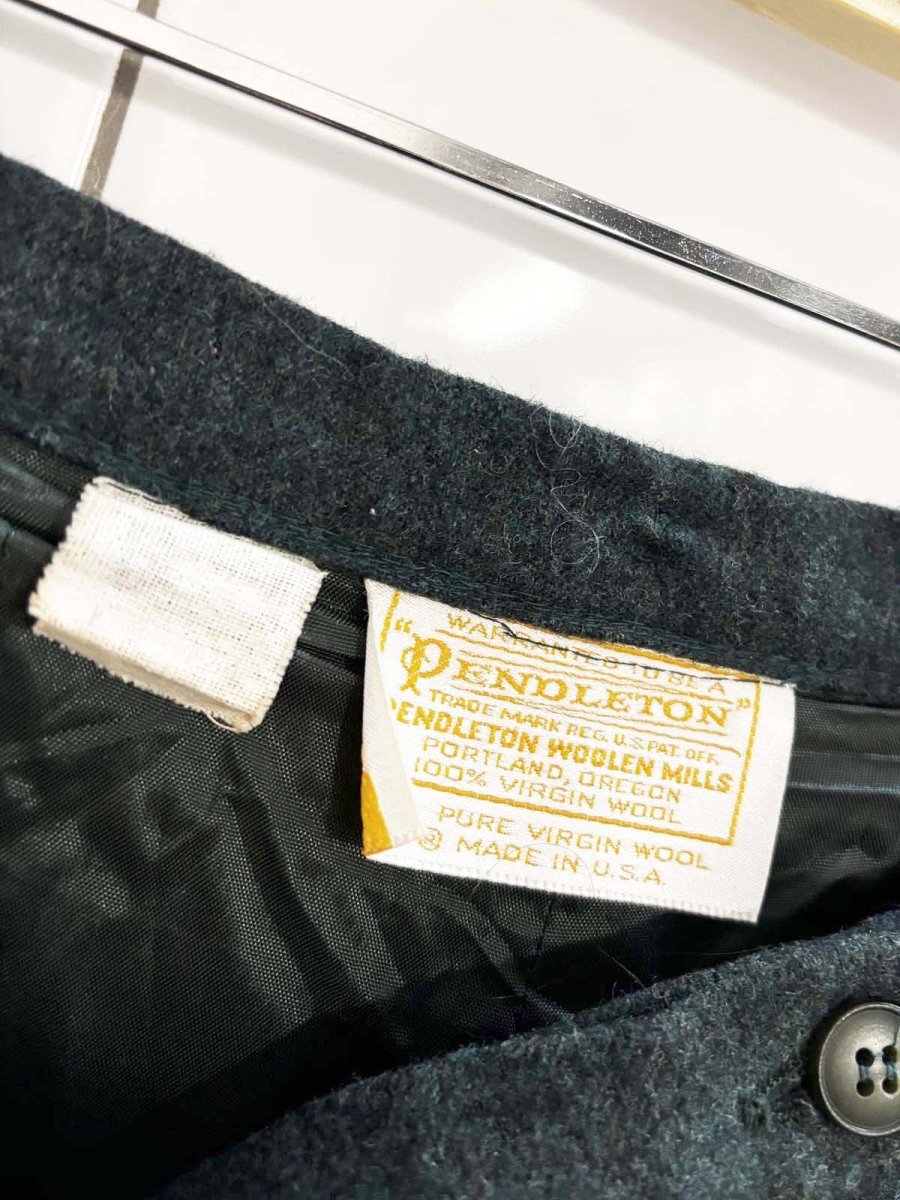 vintage 80s pendleton 100% wool lined trousers | made in usa - good market thrift store