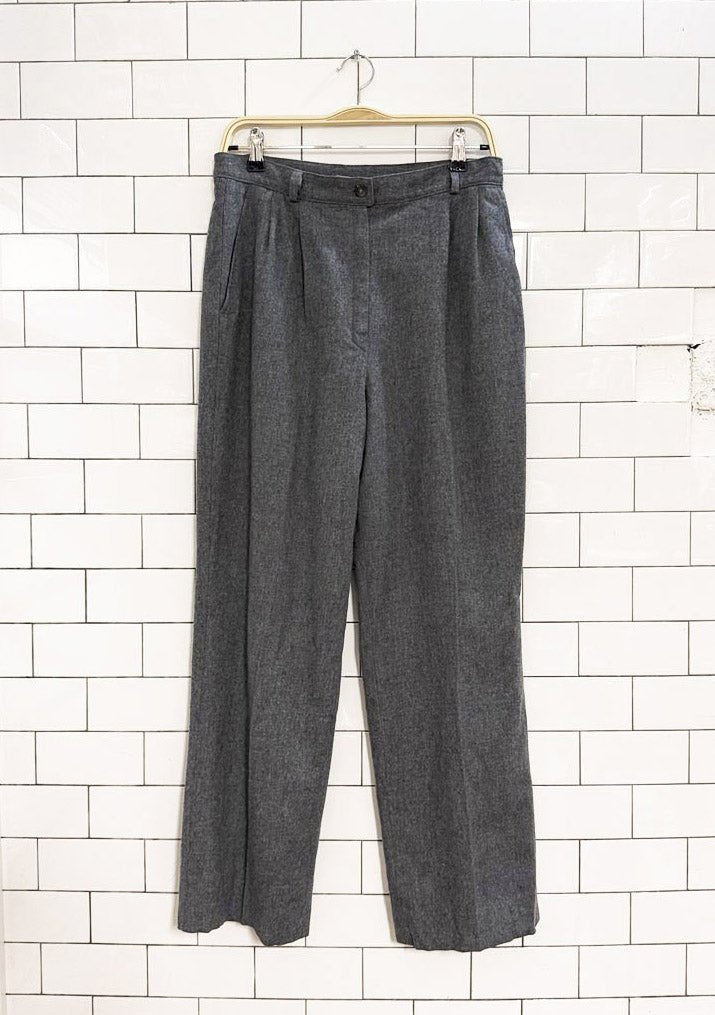 vintage 80s pendleton 100% wool pleated trousers | made in USA - good market thrift store
