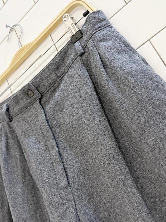 vintage 80s pendleton 100% wool pleated trousers | made in USA - good market thrift store