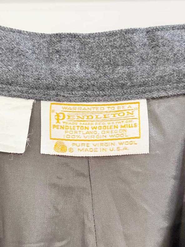 vintage 80s pendleton 100% wool pleated trousers | made in USA - good market thrift store