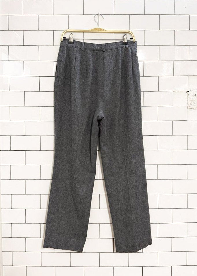 vintage 80s pendleton 100% wool pleated trousers | made in USA - good market thrift store