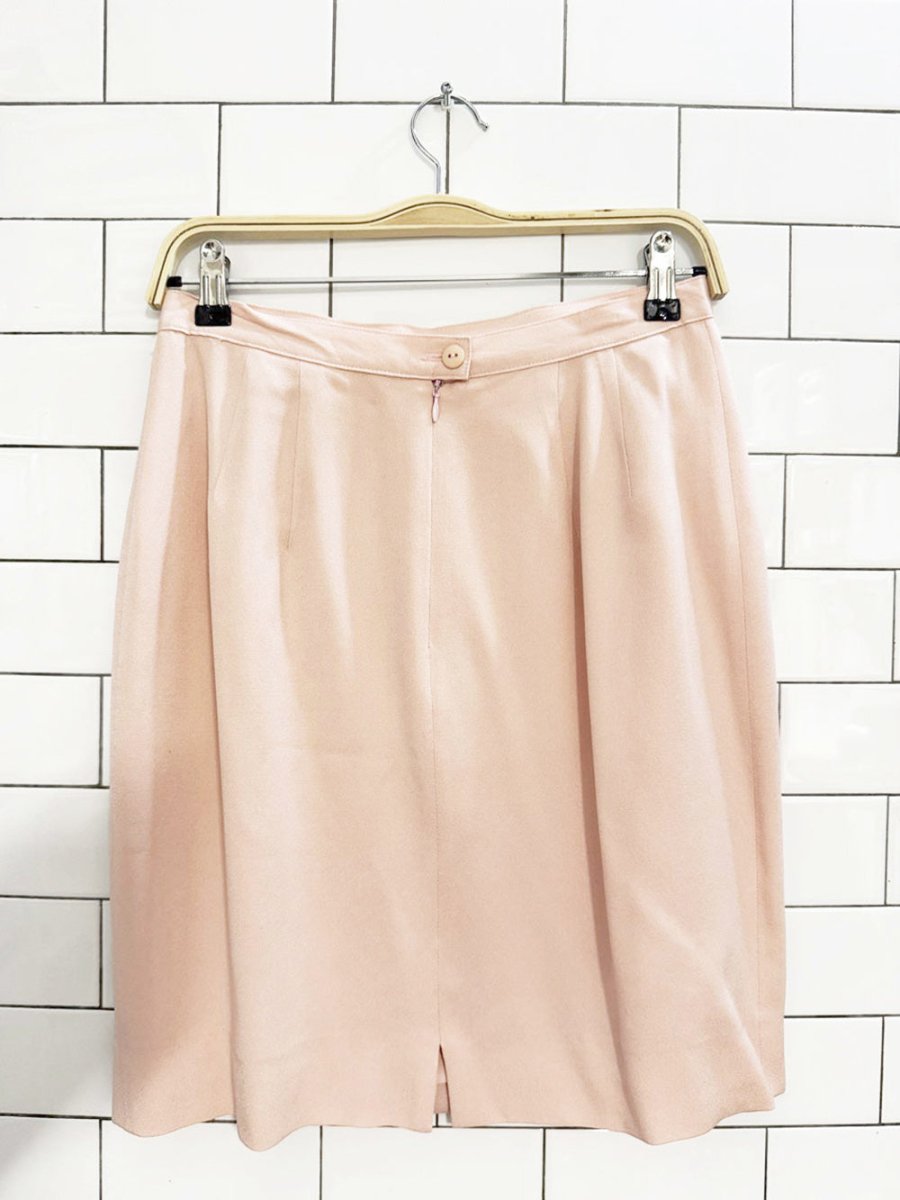 vintage 80s peter nygard 100% silk mini skirt | made in Canada - good market thrift store