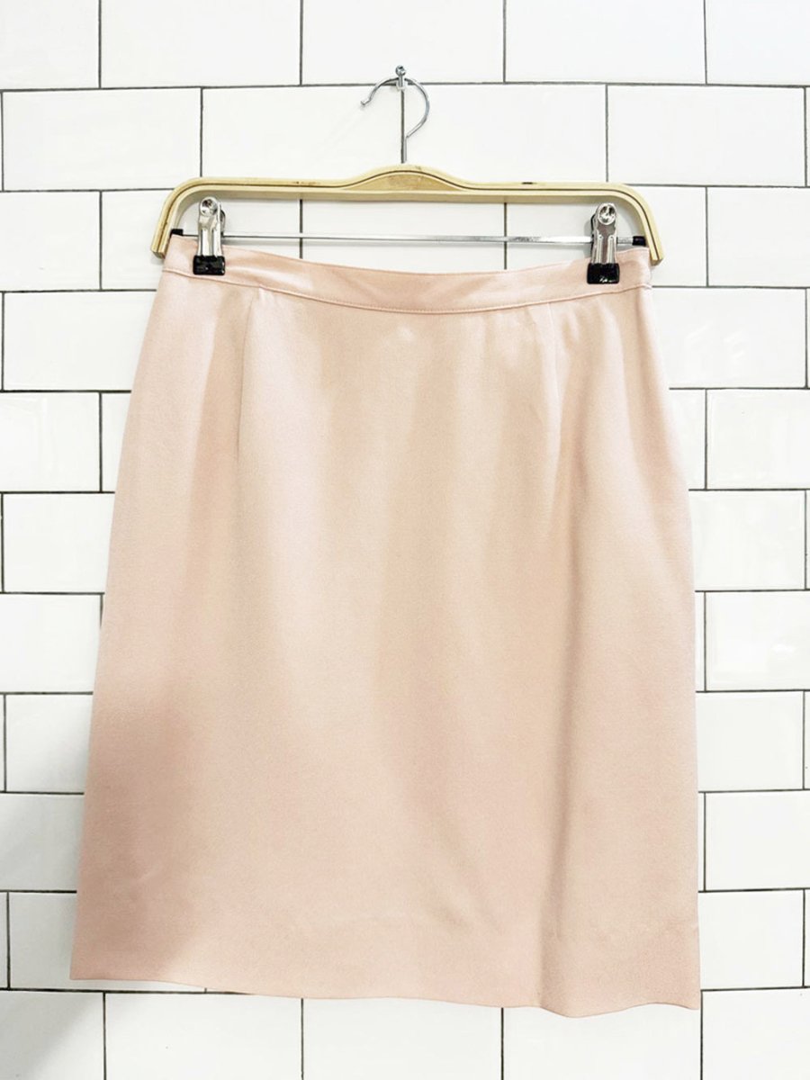 vintage 80s peter nygard 100% silk mini skirt | made in Canada - good market thrift store