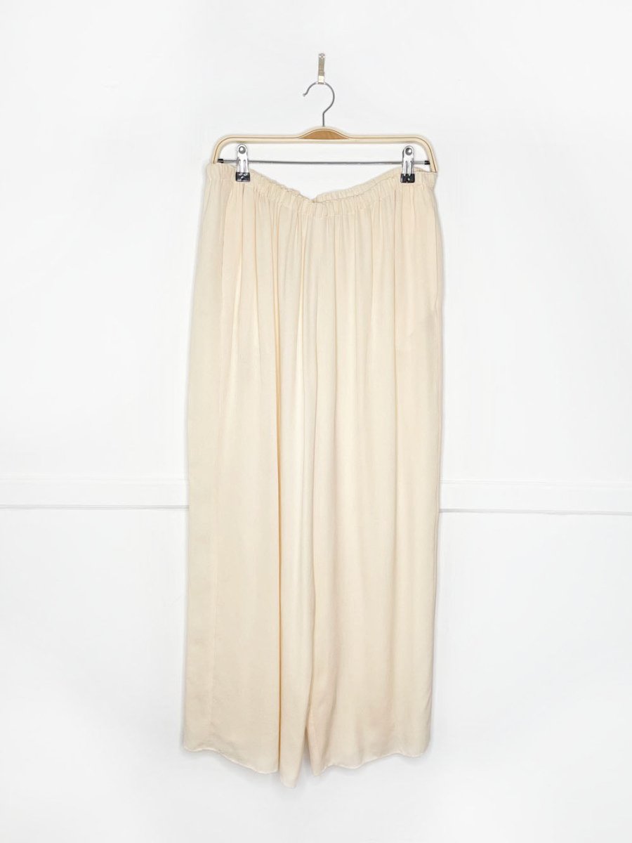 vintage 80s peter nygard 100% silk wide leg pants | made in Canada - good market thrift store