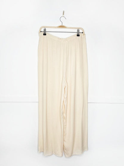 vintage 80s peter nygard 100% silk wide leg pants | made in Canada - good market thrift store