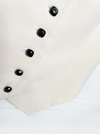 vintage 80s peter nygard crepe vest top | made in Canada - good market thrift store