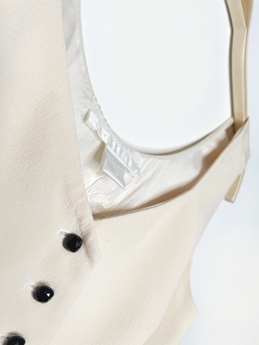 vintage 80s peter nygard crepe vest top | made in Canada - good market thrift store