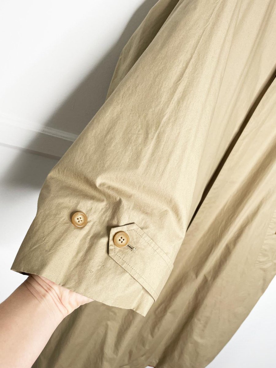 vintage 80s polo ralph lauren minimal trench coat - good market thrift store