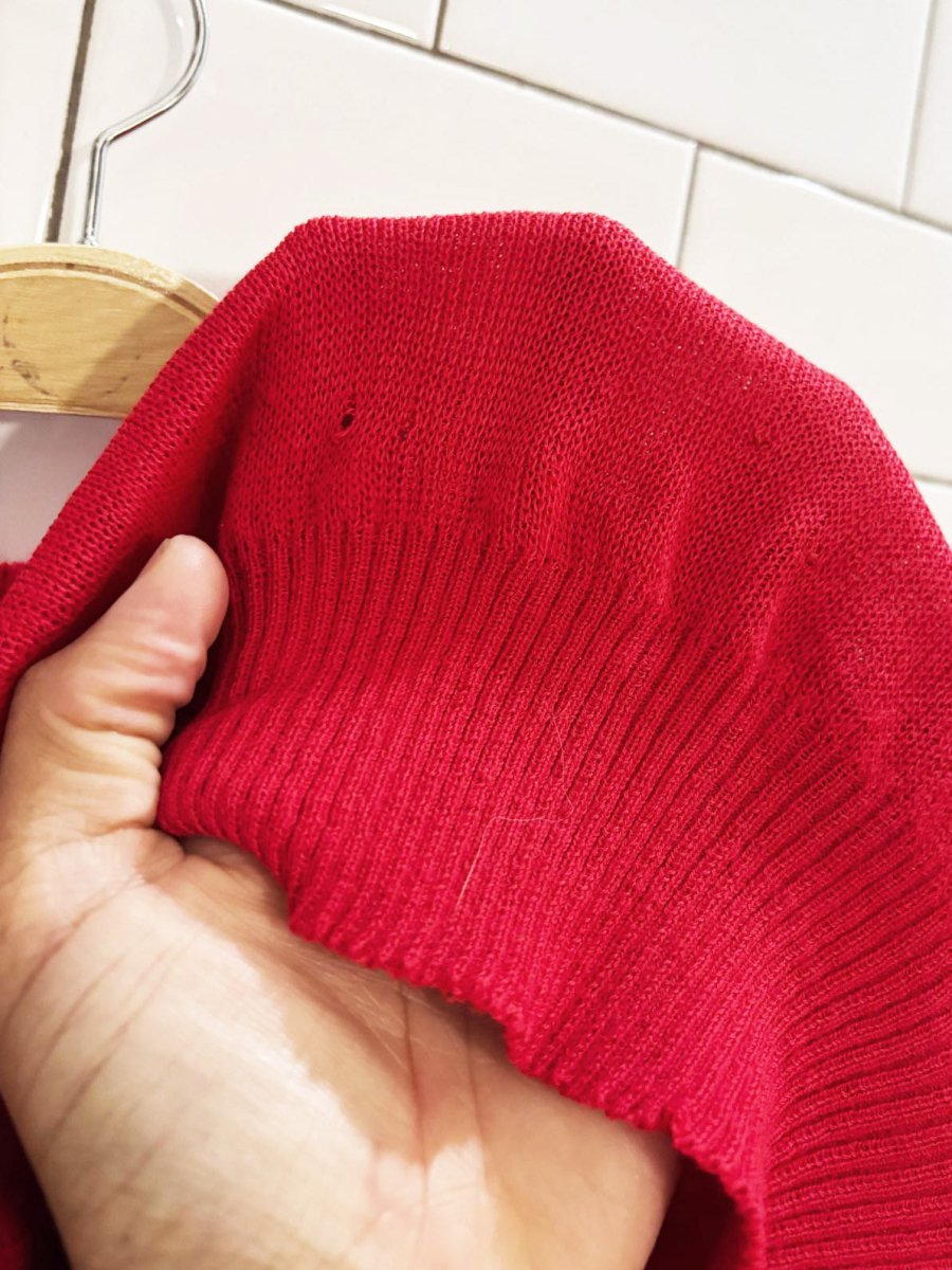 vintage 80s private club v - neck sweater vest - good market thrift store