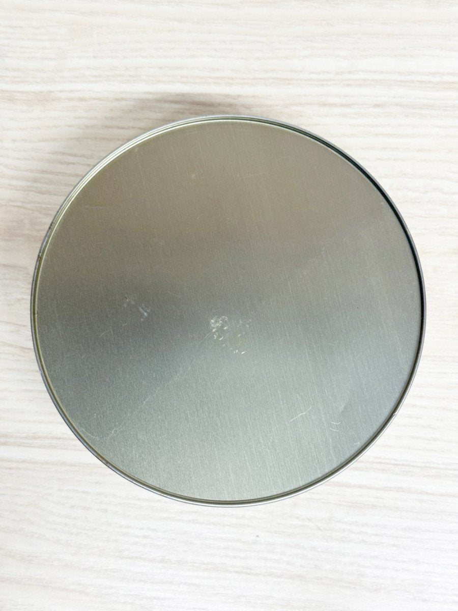 vintage 80s quilted holly and robby cookie tin - good market thrift store