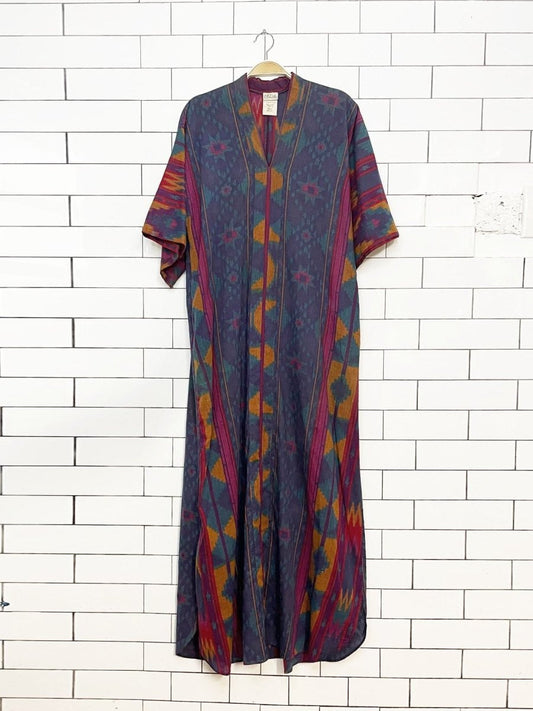 vintage 80s r michael alan southwestern desert kaftan resort maxi | made in usa - good market thrift store