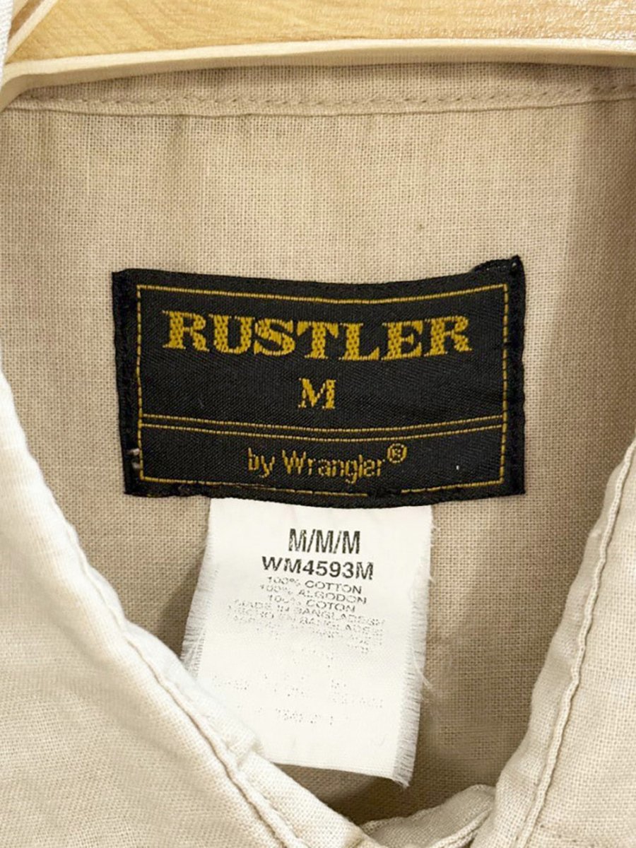 vintage 80s rustler by wrangler western shirt - good market thrift store