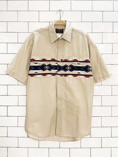 vintage 80s rustler by wrangler western shirt - good market thrift store