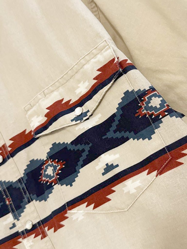 vintage 80s rustler by wrangler western shirt - good market thrift store