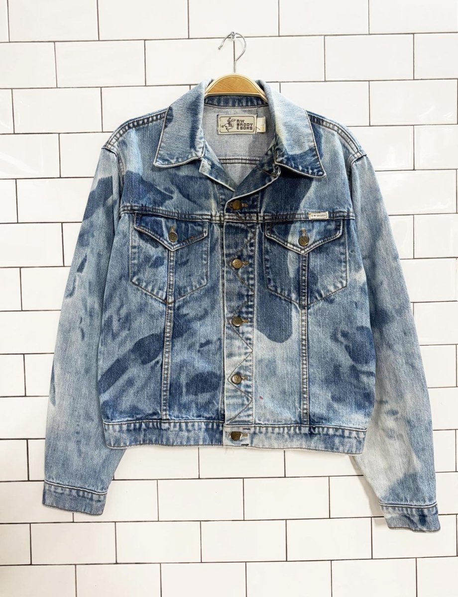 vintage 80s rw brody & sons denim trucker jacket - good market thrift store