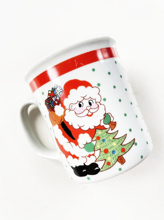 vintage 80s santa claus mug | world bazaar - good market thrift store