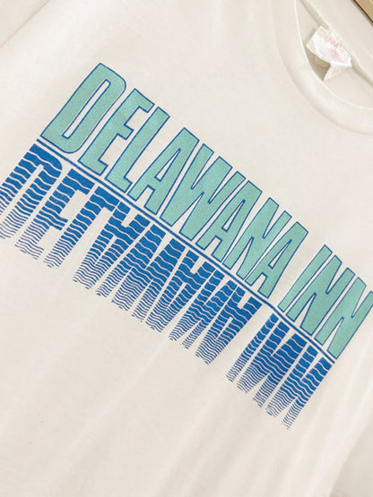 vintage 80s sunburst fashions delawana inn graphic tee | made in Canada - good market thrift store