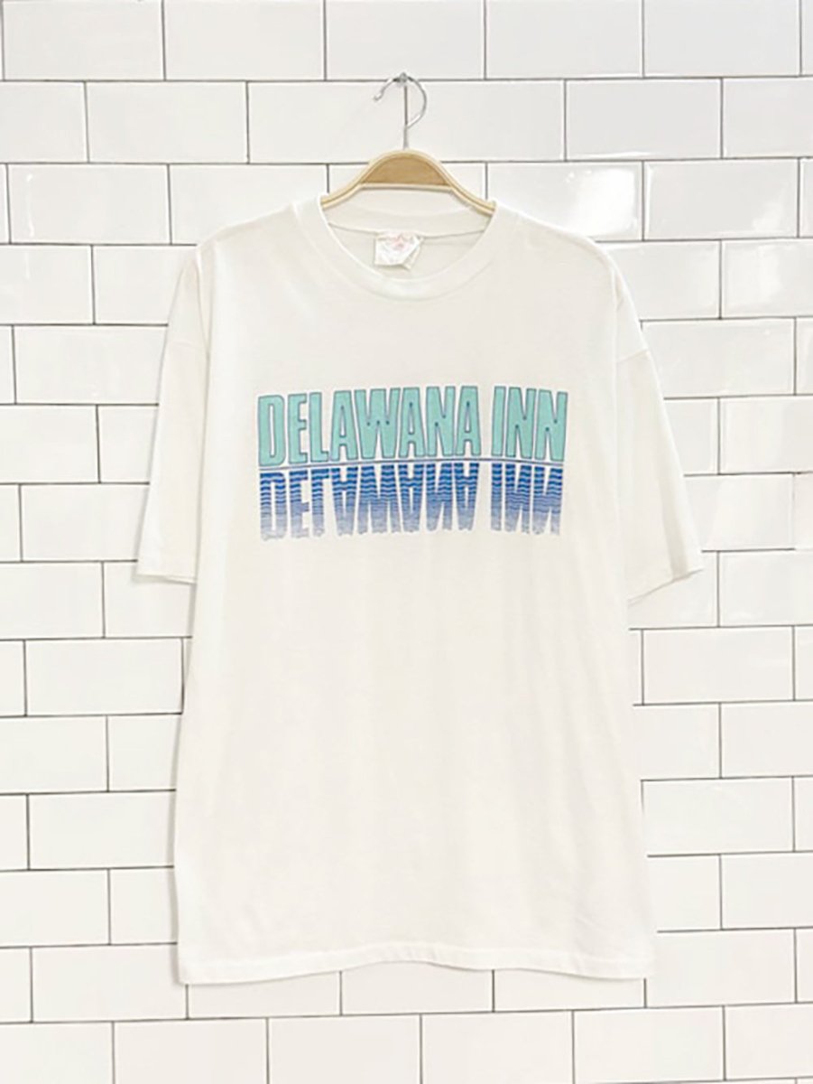 vintage 80s sunburst fashions delawana inn graphic tee | made in Canada - good market thrift store