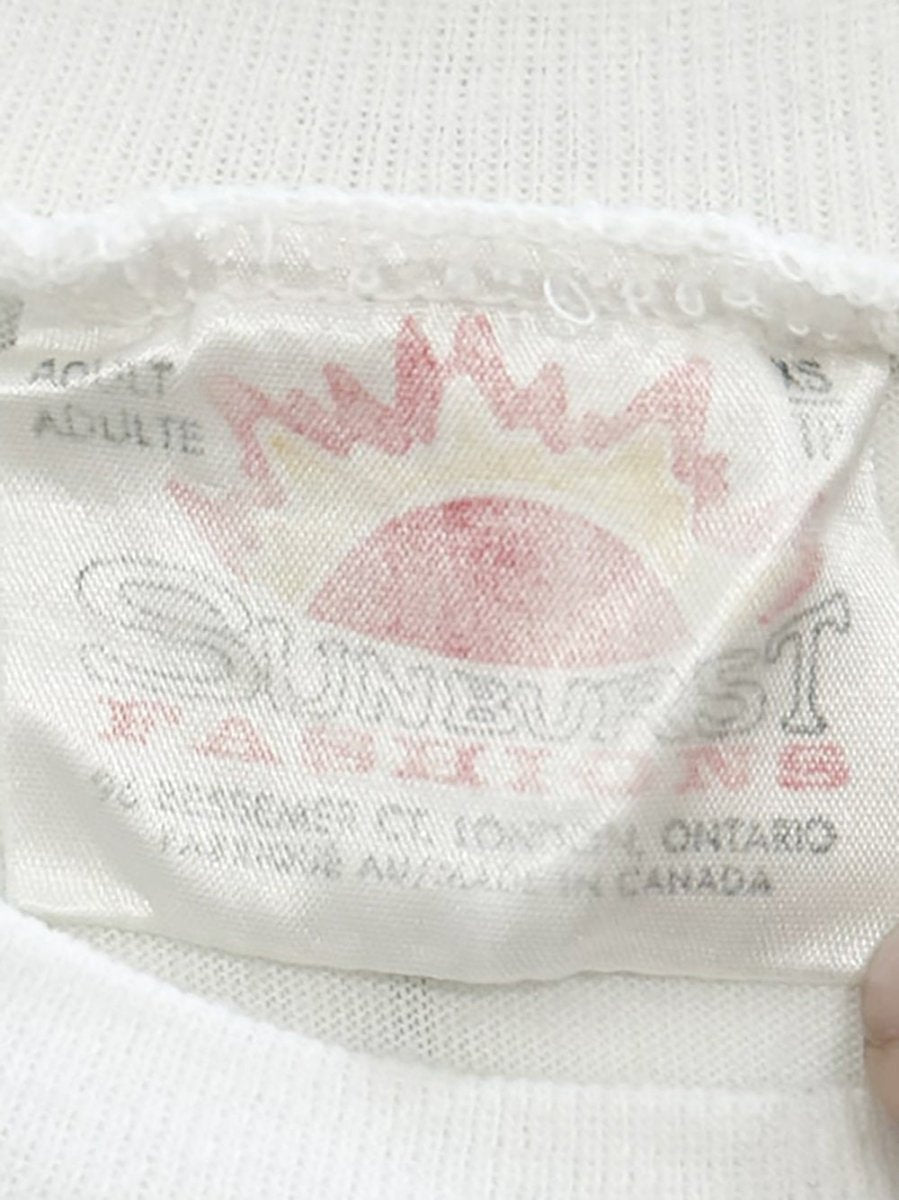 vintage 80s sunburst fashions delawana inn graphic tee | made in Canada - good market thrift store